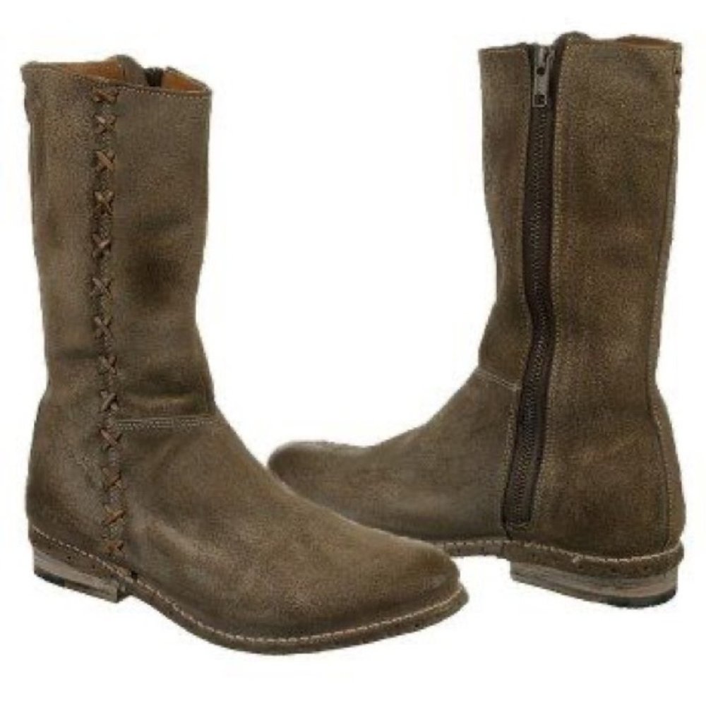 RARE!! BedStu Riverpark Combat Moto Boots